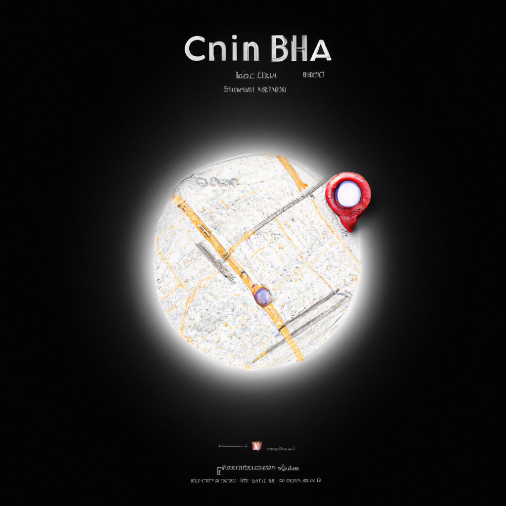 Mapa ilustrativo de Buenos Aires con marcador de ubicación